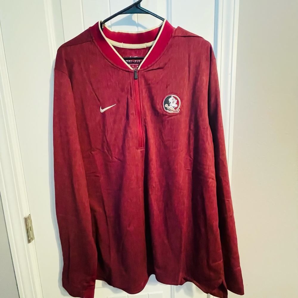Fsu Dri-fit quarter zip jacket XL